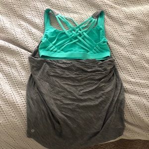 Lululemon built in bra tank top
